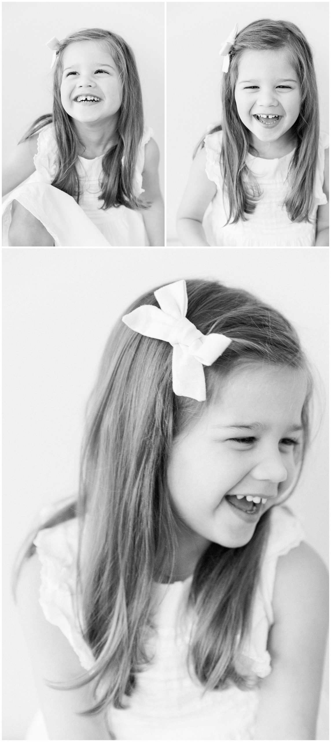 toddler girl in black and white photo by Charlotte nc family photographer Katie Petrick photography
