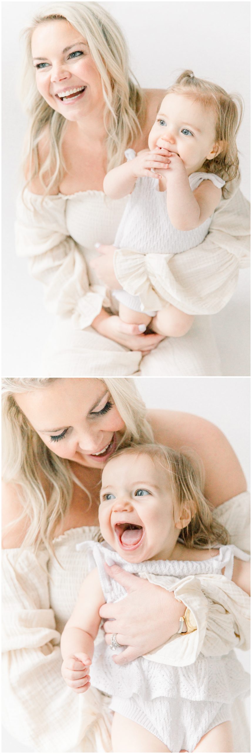 Mama and baby girl by Charlotte family photographer