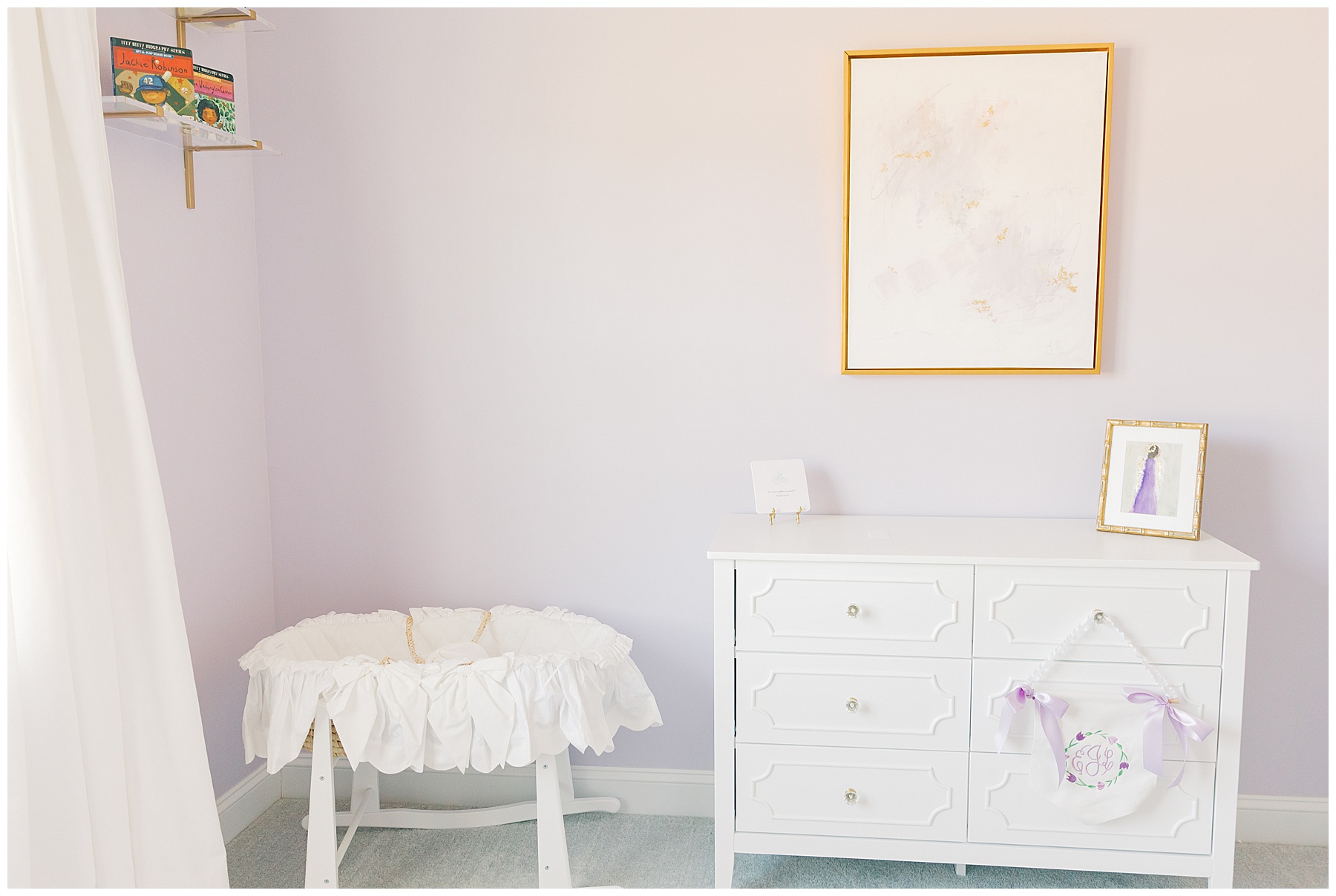 nursery details from newborn session Katie Petrick Photography